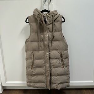 Zara long vest